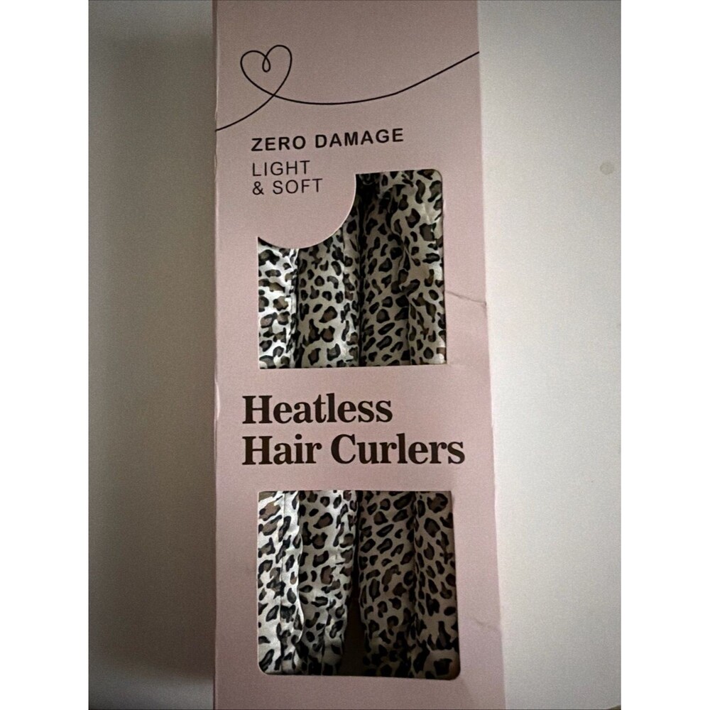 Heatless Hair Curlers - Leopard Print